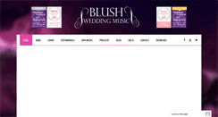 Desktop Screenshot of blushweddingmusic.com